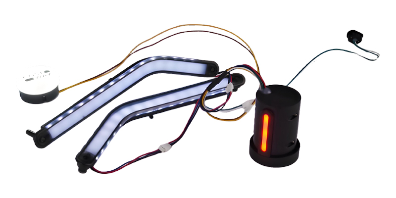 Tira de luz trasera de bicicleta Tira de luz de ciclismo (3)